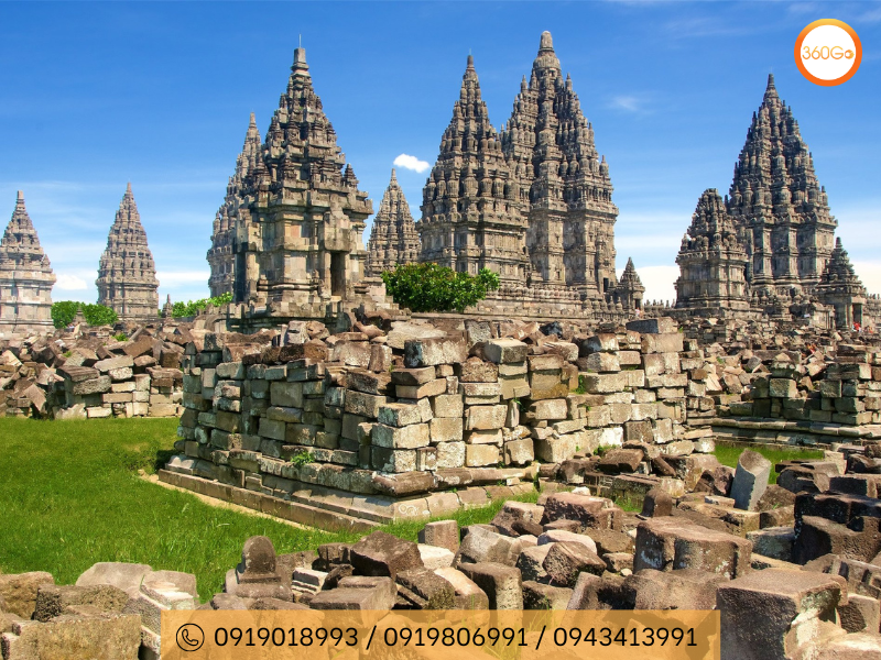 Đền Prambanan được xây dựng vào khoảng thế kỷ thứ 9 - Du lịch 360Go